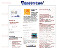Tablet Screenshot of glaucome.net